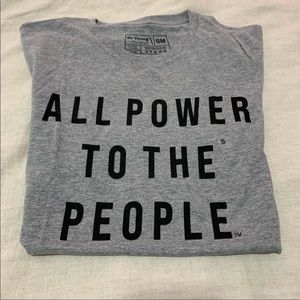 NWOT Power to the People t shirt